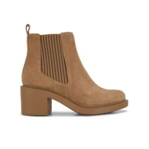 Andre Assous Gemma Suede Block Ankle Boot Size 7.5